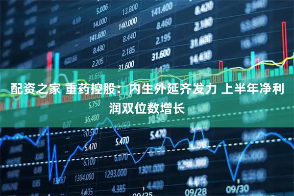 配资之家 重药控股：内生外延齐发力 上半年净利润双位数增长