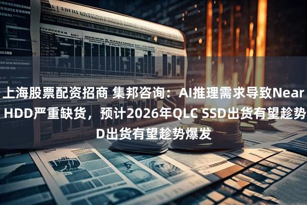 上海股票配资招商 集邦咨询：AI推理需求导致Nearline HDD严重缺货，预计2026年QLC SSD出货有望趁势爆发